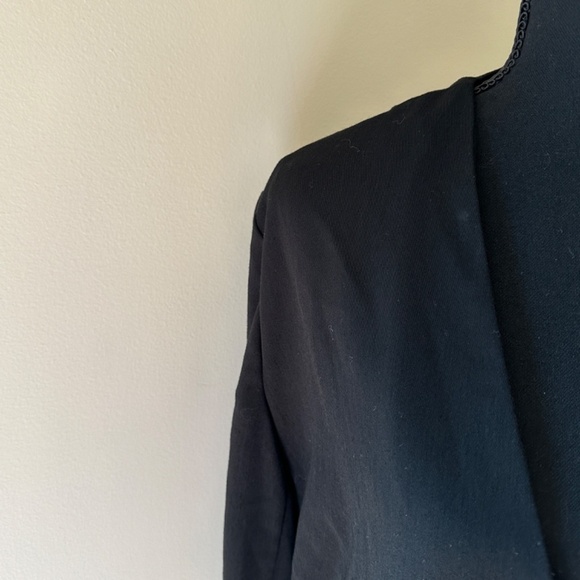 *JACLYN SMITH* Black x Gold Long Sleeve Blazer Suit Jacket Size - Picture 3 of 7